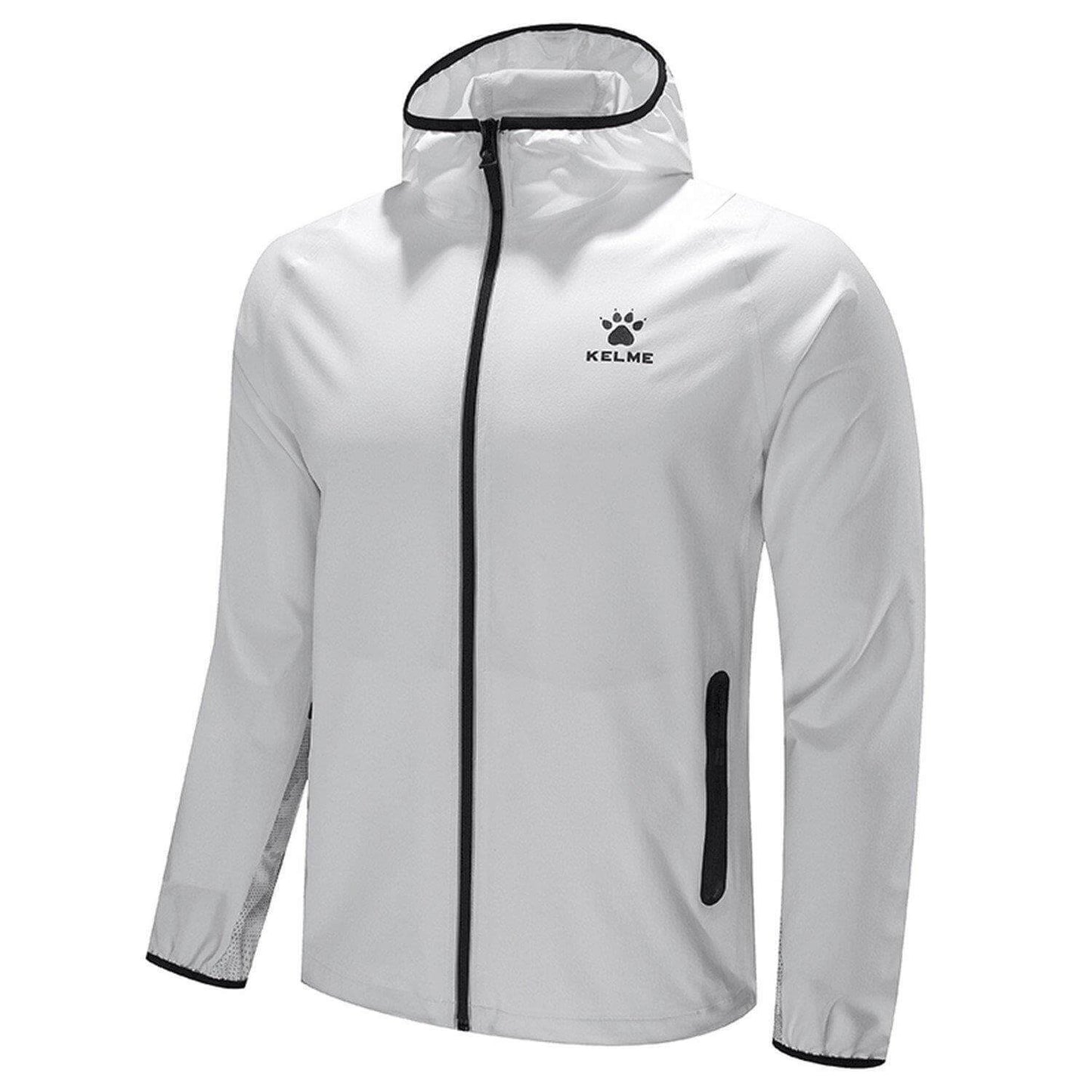KELME Full Zipper Waterproof Training Rain Jacket  - Adults - 3881203