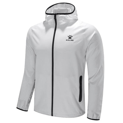 KELME Full Zipper Waterproof Training Rain Jacket  - Adults - 3881203