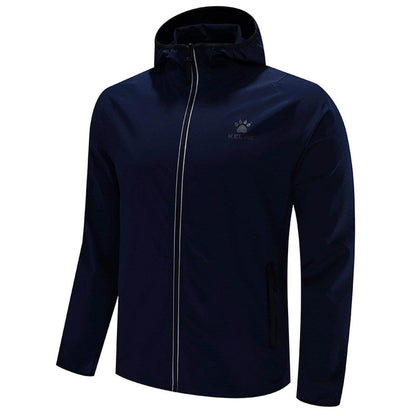 KELME Full Zipper Waterproof Training Rain Jacket  - Adults - 3881203
