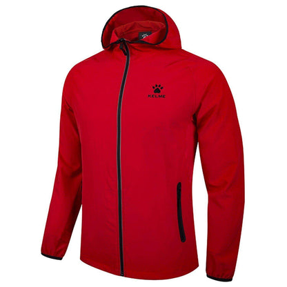 KELME Full Zipper Waterproof Training Rain Jacket  - Adults - 3881203