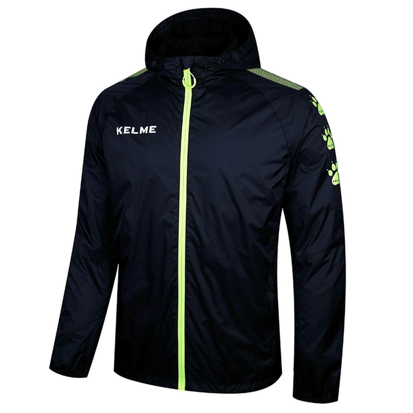 KELME Full Zipper Waterproof Training Rain Jacket - Kids and Adults - 3881211/3883211