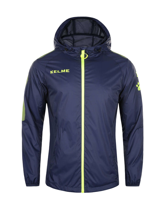KELME Full Zipper Waterproof Training Rain Jacket - Kids and Adults - 3881211/3883211