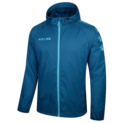 KELME Full Zipper Waterproof Training Rain Jacket - Kids and Adults - 3881211/3883211
