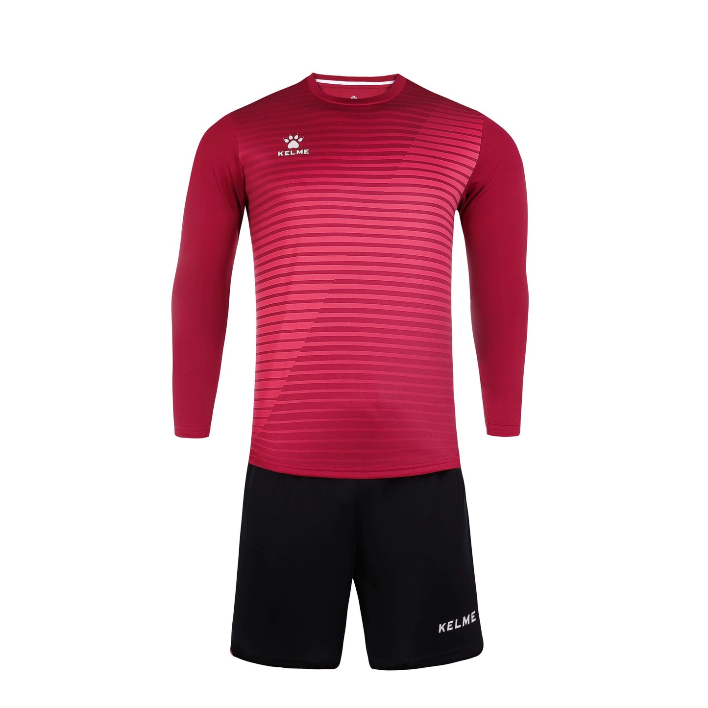 Kelme Soccer Uniform Jersey Long Sleeve and Shorts - Kids Adults - 8161ZB1001/8161ZB3001