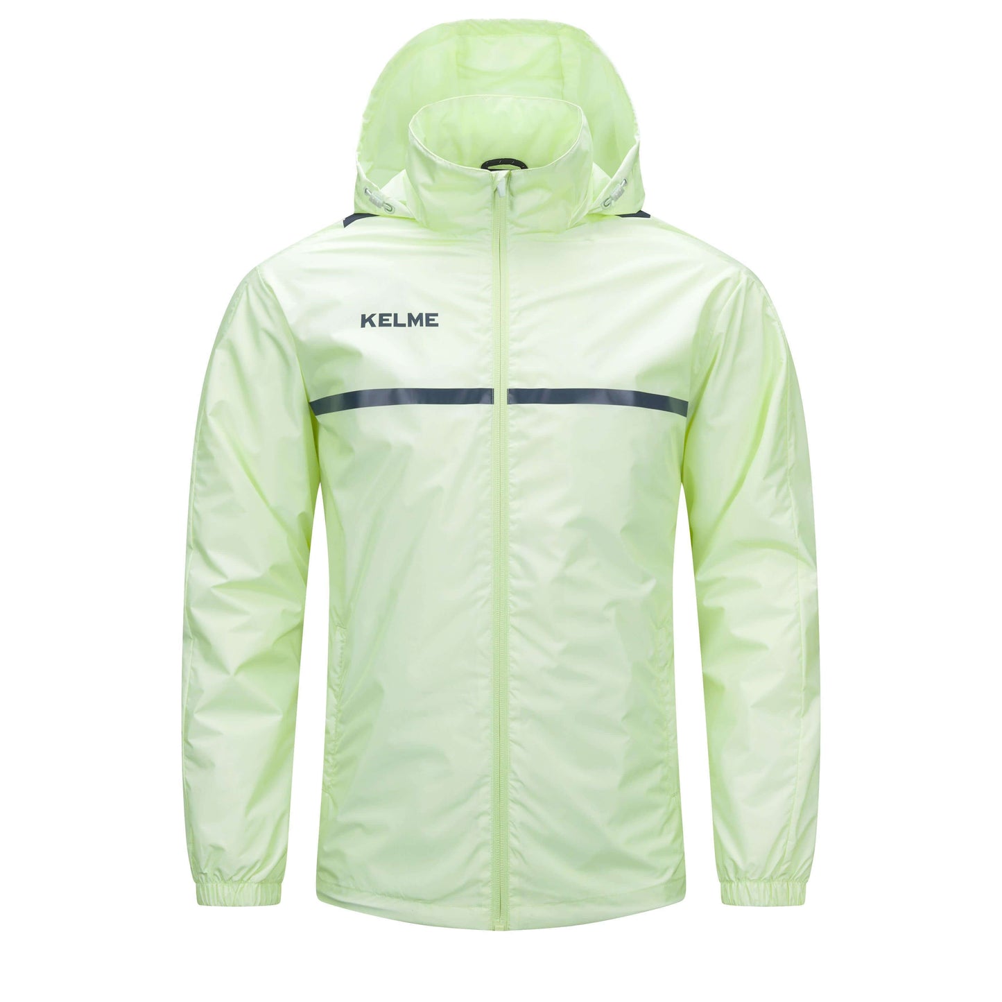 KELME Full Zipper Waterproof Training Rain Jacket  - Kids and Adults - 8361WT1062/8361WT3062