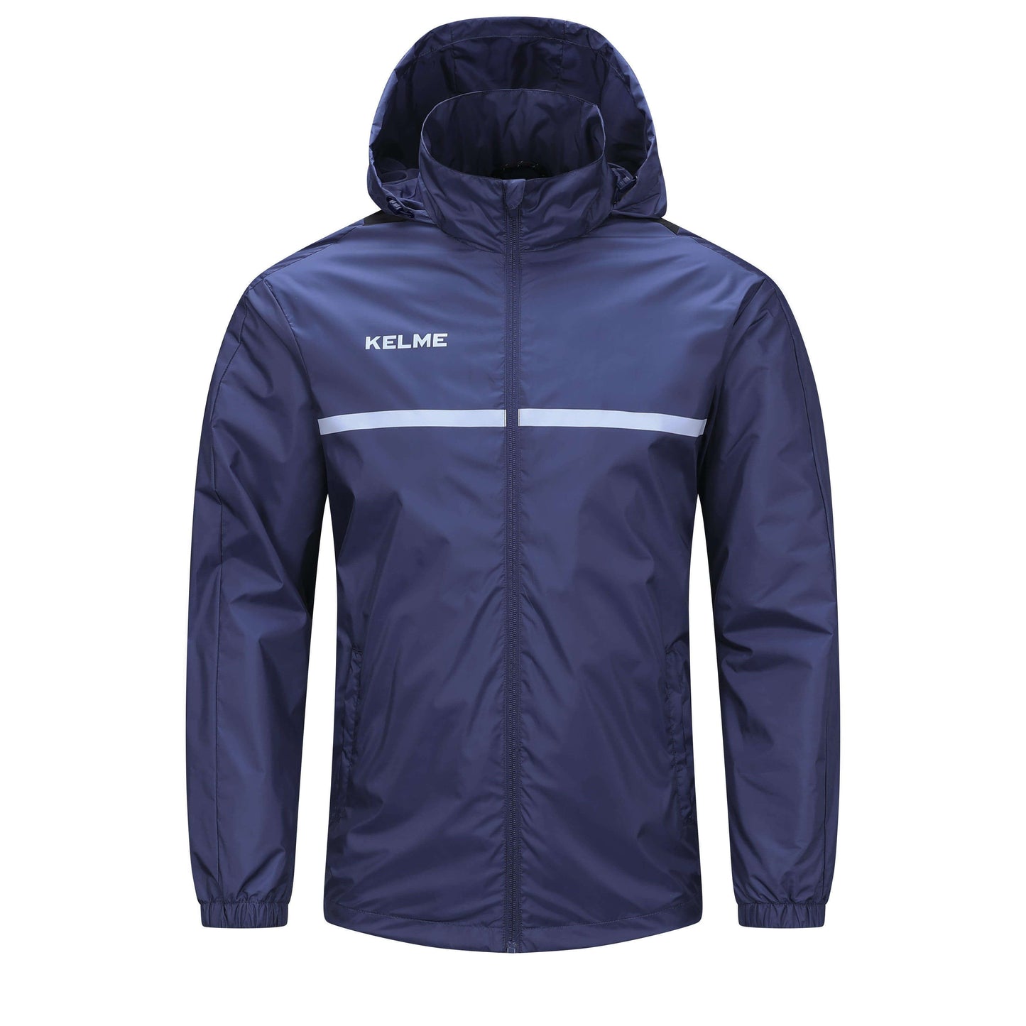 KELME Full Zipper Waterproof Training Rain Jacket  - Kids and Adults - 8361WT1062/8361WT3062