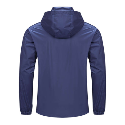 KELME Full Zipper Waterproof Training Rain Jacket  - Kids and Adults - 8361WT1062/8361WT3062