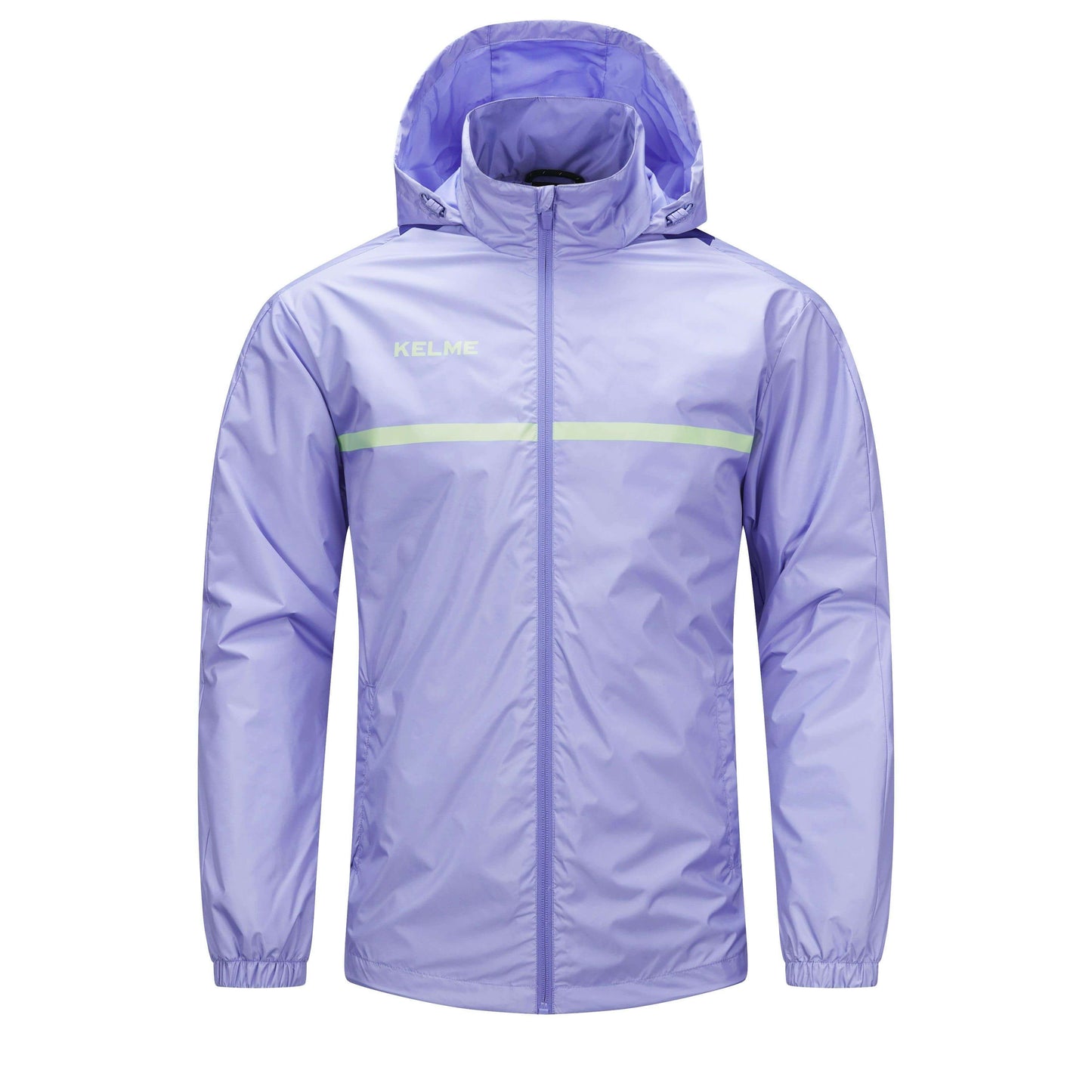 KELME Full Zipper Waterproof Training Rain Jacket  - Kids and Adults - 8361WT1062/8361WT3062