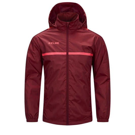 KELME Full Zipper Waterproof Training Rain Jacket  - Kids and Adults - 8361WT1062/8361WT3062