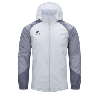 Kelme Training Waterproof Rain Jacket Full Zipper – Adults - 8361WT1063
