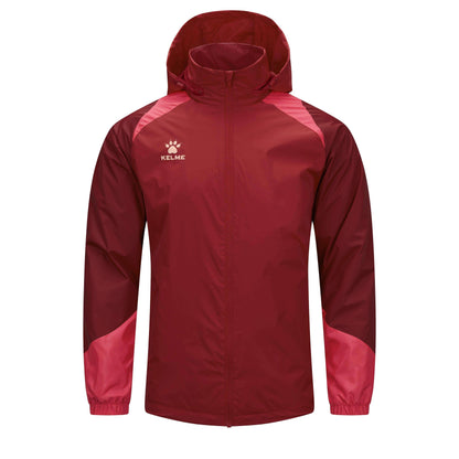 Kelme Training Waterproof Rain Jacket Full Zipper – Adults - 8361WT1063