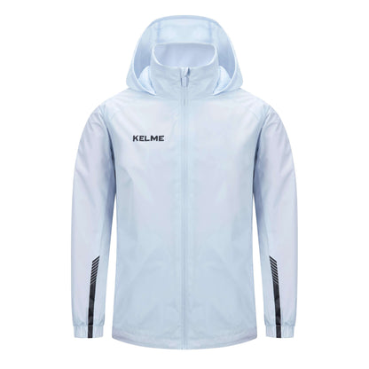 KELME Full Zipper Waterproof Training Rain Jacket  - Kids - 8361WT3074