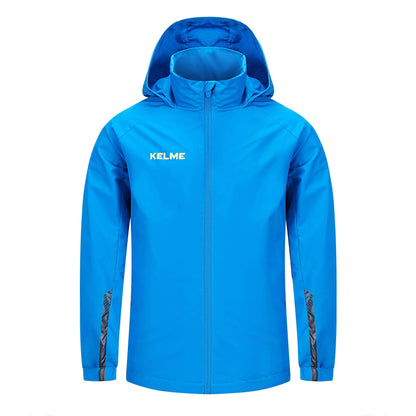 KELME Full Zipper Waterproof Training Rain Jacket  - Kids - 8361WT3074