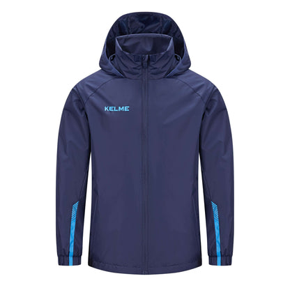 KELME Full Zipper Waterproof Training Rain Jacket  - Kids - 8361WT3074