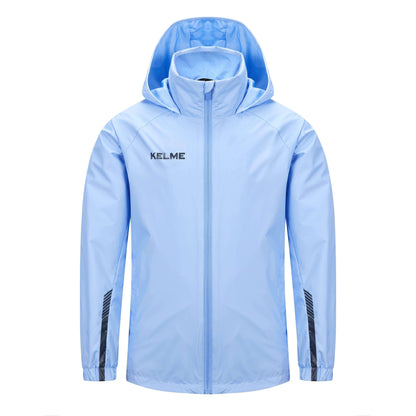KELME Full Zipper Waterproof Training Rain Jacket  - Kids - 8361WT3074