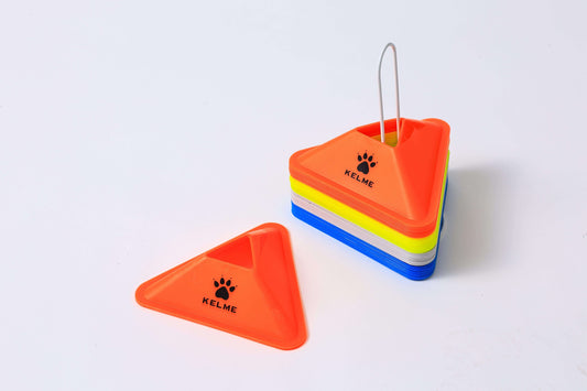 KELME Soccer Triangle Training Disc Marker - 40 Pieces - 4.2cm - 8401QC5003