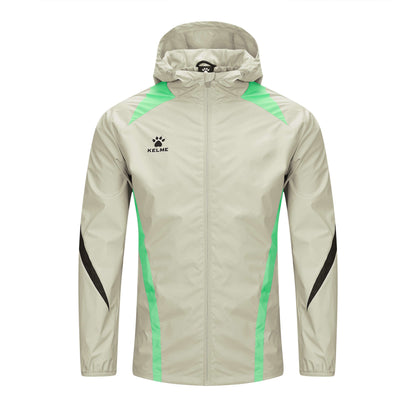 KELME Full Zipper Waterproof Training Rain Jacket  - Adults - 8461WT1130