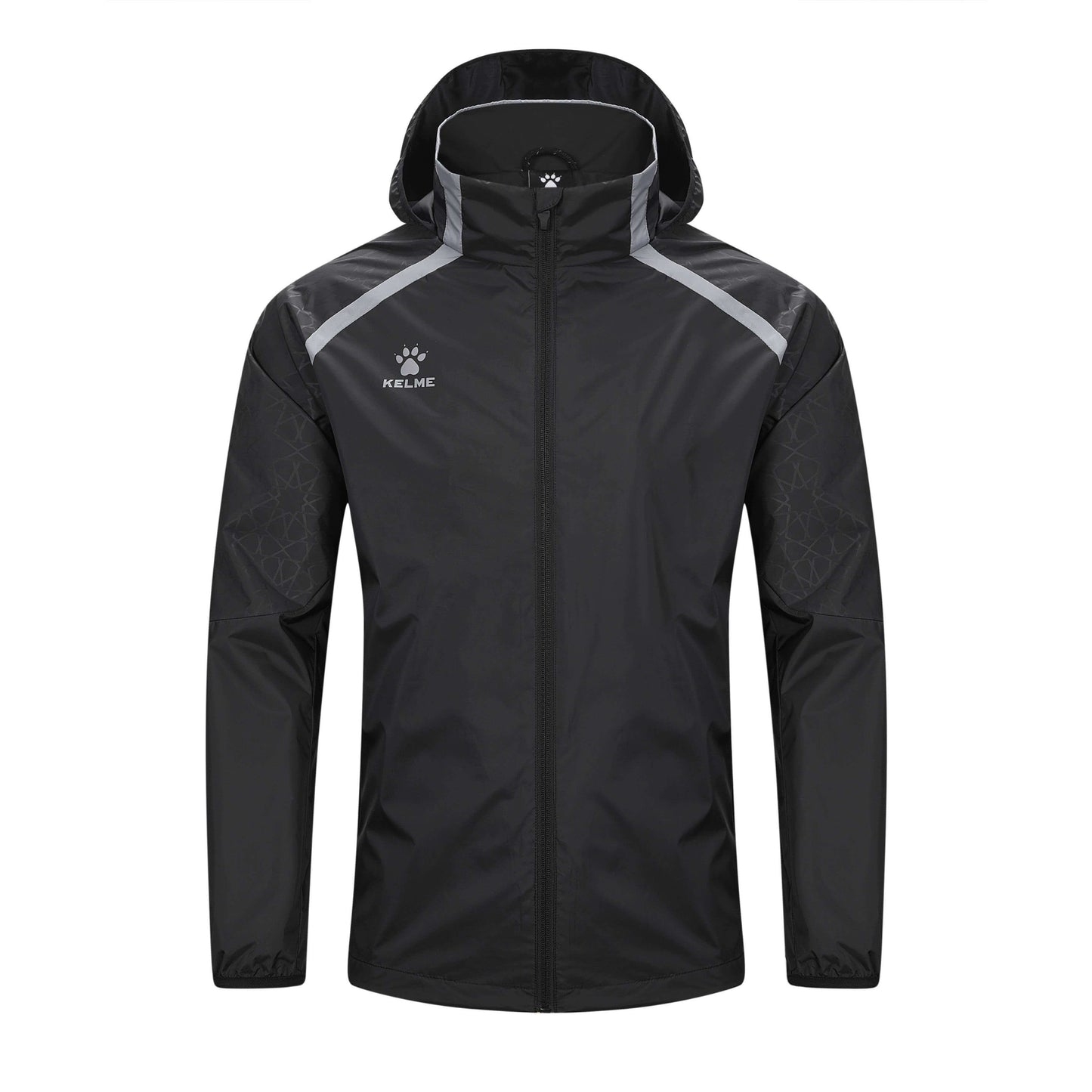 KELME Full Zipper Waterproof Training Rain Jacket - Kids and Adults - 8461WT1131/8461WT3131