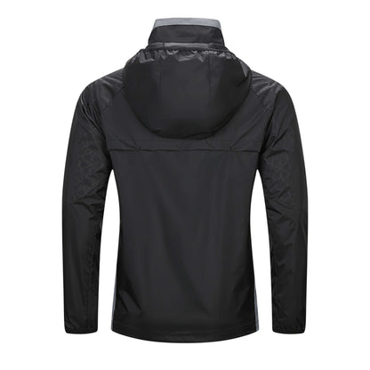 KELME Full Zipper Waterproof Training Rain Jacket - Kids and Adults - 8461WT1131/8461WT3131