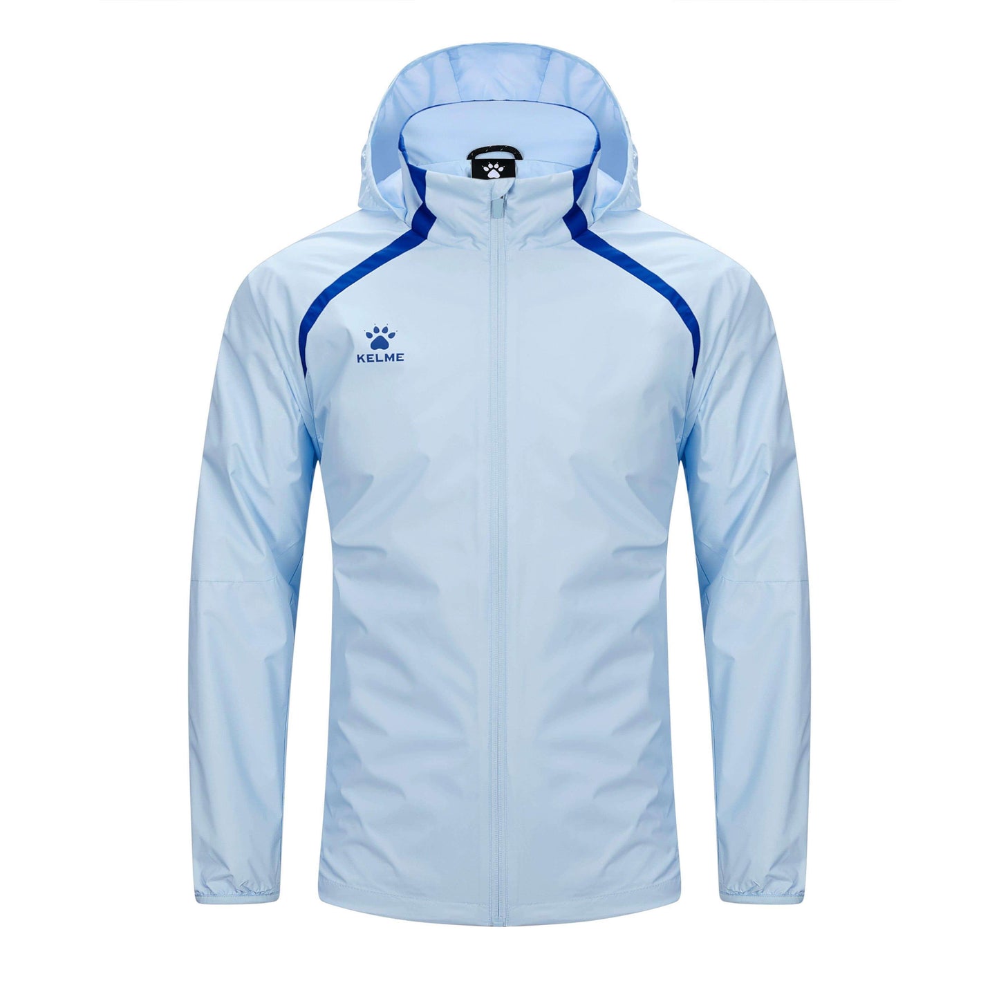 KELME Full Zipper Waterproof Training Rain Jacket - Kids and Adults - 8461WT1131/8461WT3131