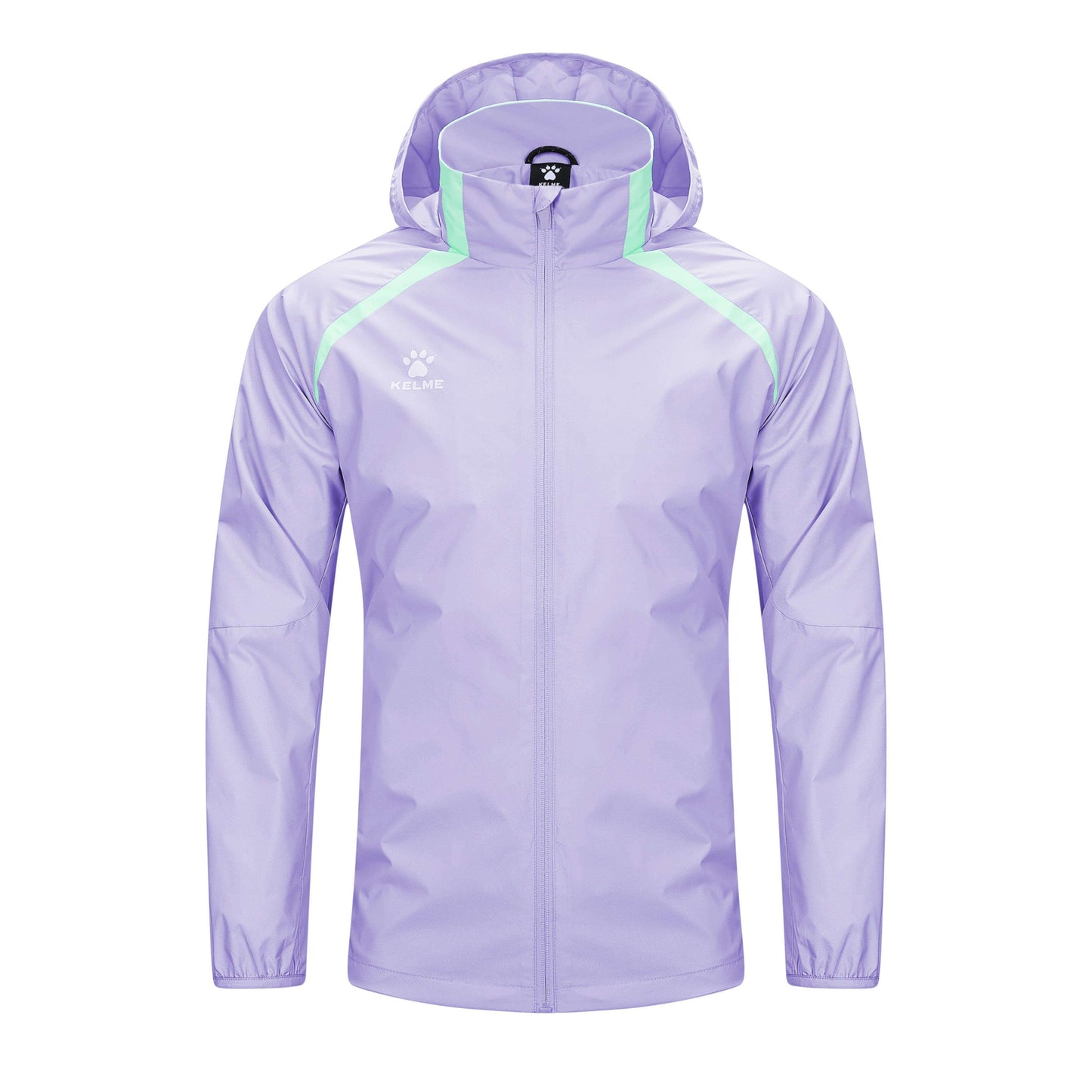 KELME Full Zipper Waterproof Training Rain Jacket - Kids and Adults - 8461WT1131/8461WT3131