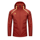 KELME Full Zipper Waterproof Training Rain Jacket - Kids and Adults - 8461WT1131/8461WT3131