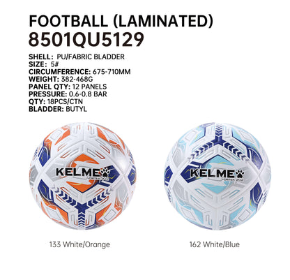 KELME Soccer Ball Laminated 12 Panels - Sizes 4 and 5 - 8501QU5129